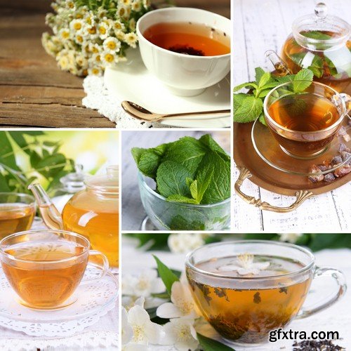 Tea collage - 8 UHQ JPEG