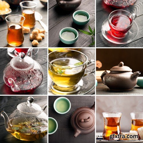 Tea collage - 8 UHQ JPEG