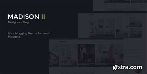 ThemeForest - MADISON II v1.1 - Clean Designers Blog Template - 11373010