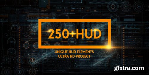 Videohive - 250 HUD SCI-FI - 17654859