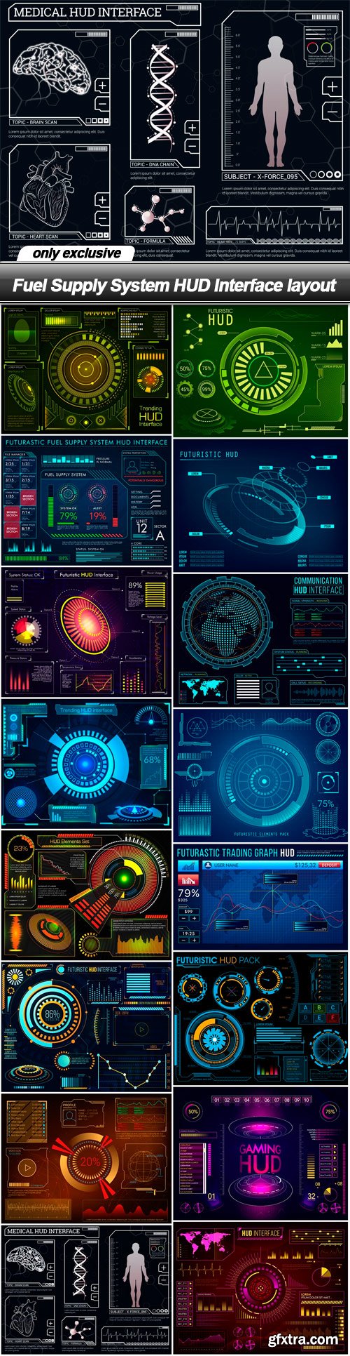 Fuel Supply System HUD Interface layout - 16 EPS