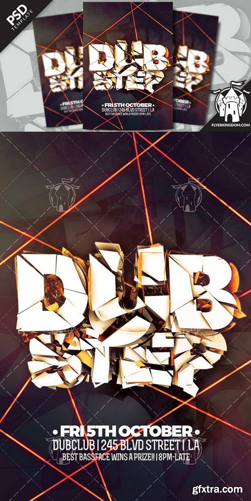 CM - Dubstep Flyer Template 919582