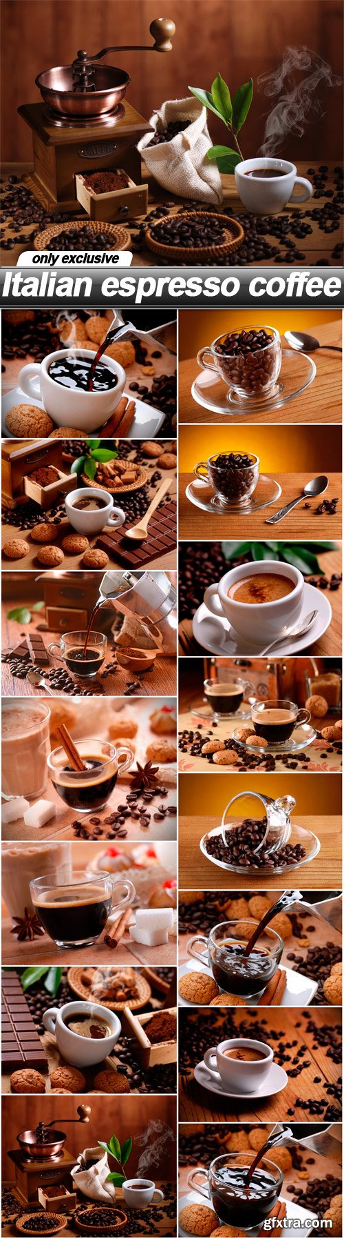 Italian espresso coffee - 15 UHQ JPEG