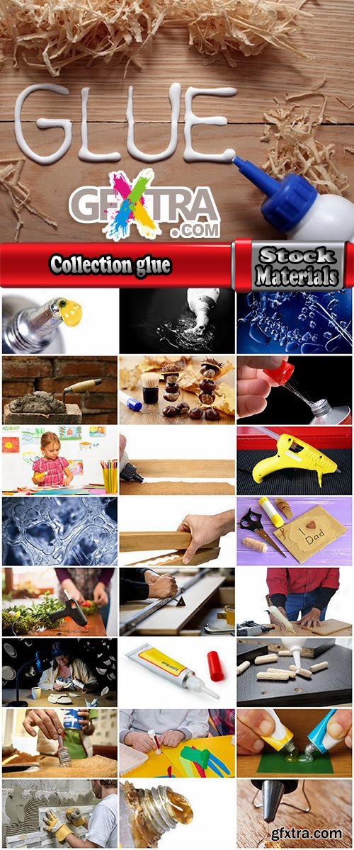 Collection glue bonding items superglue adhesive 25 HQ Jpeg