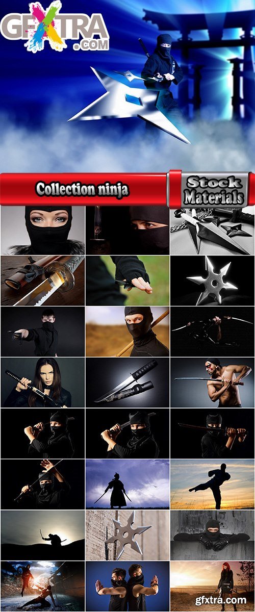 Collection ninja shuriken warrior katana sword 25 HQ Jpeg