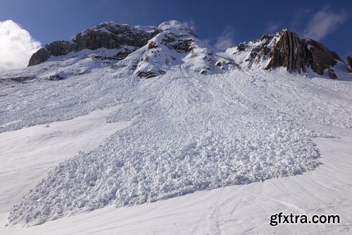 Collection snow avalanche winter mountain landscape 25 HQ Jpeg