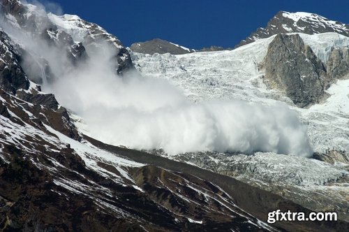 Collection snow avalanche winter mountain landscape 25 HQ Jpeg