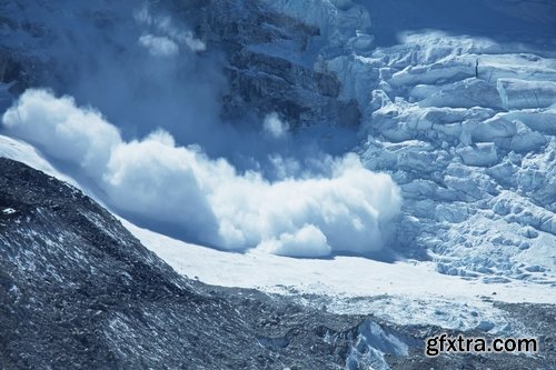 Collection snow avalanche winter mountain landscape 25 HQ Jpeg