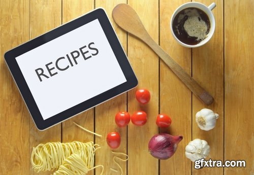 Collection recipe tablet computer a different dish 25 HQ Jpeg