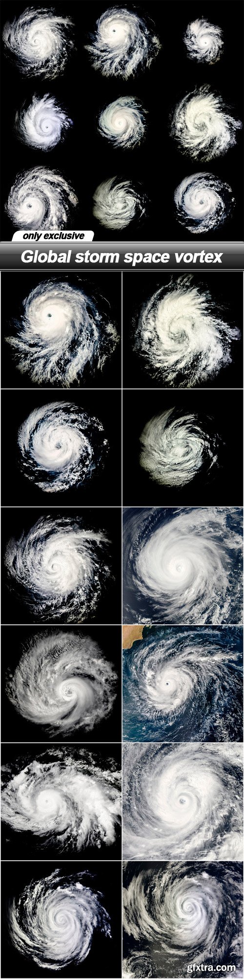 Global storm space vortex - 13 UHQ JPEG