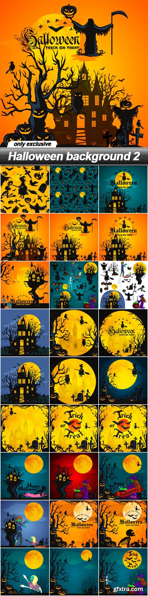 Halloween background 2 - 51 EPS