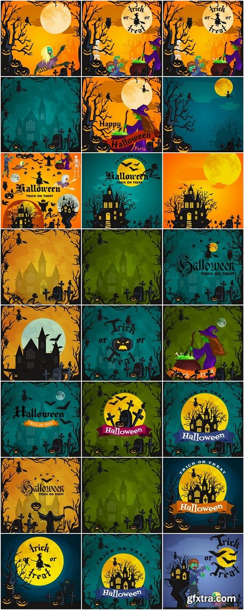 Halloween background 2 - 51 EPS