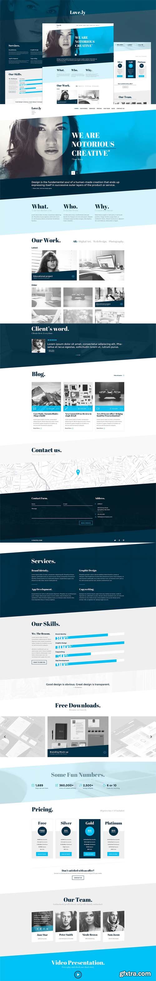 Lovely PSD Template