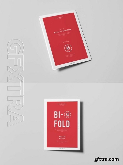 Bi-Fold A5 Brochure Mock-up