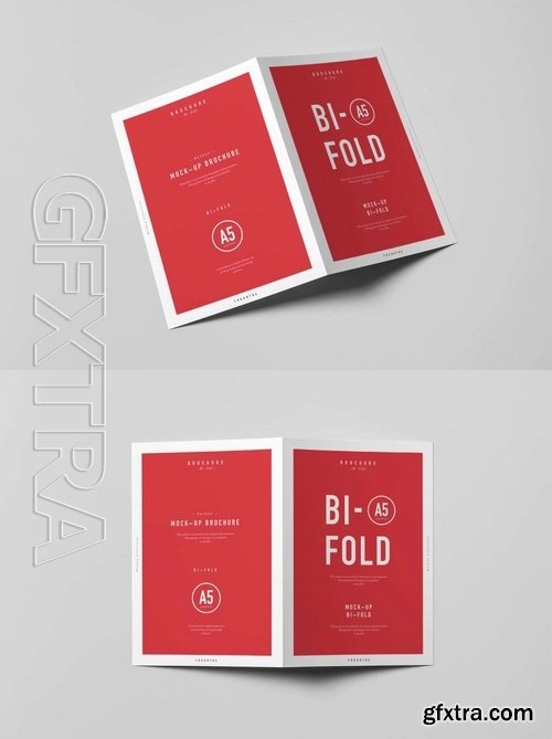 Bi-Fold A5 Brochure Mock-up