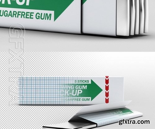 Chewing Gum Mock-up