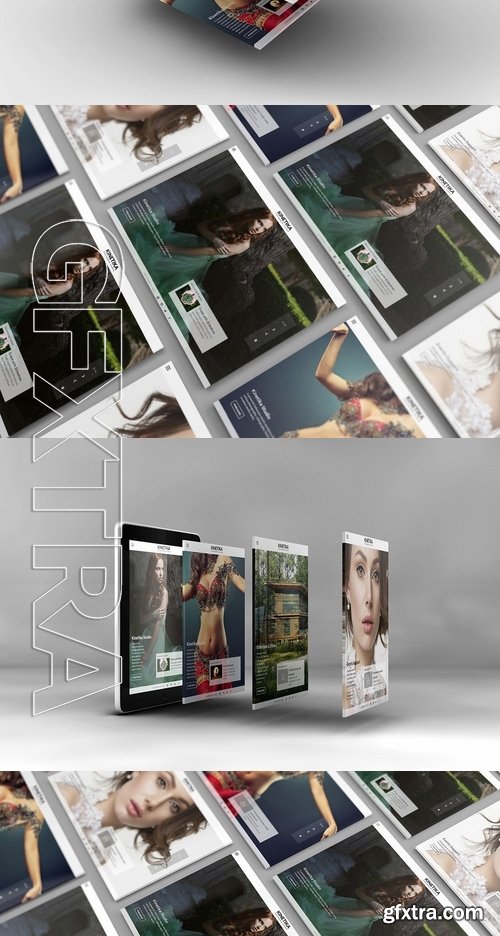 3D Tablet Screen Mockups