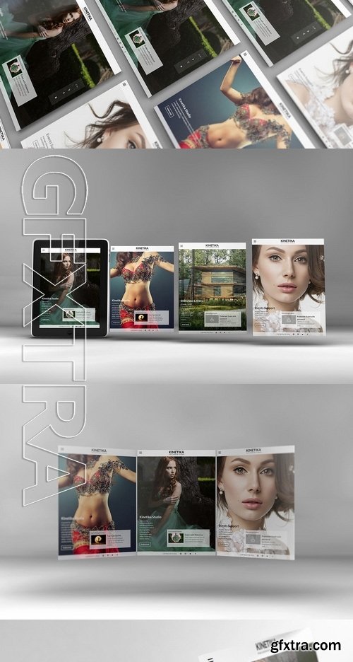 3D Tablet Screen Mockups