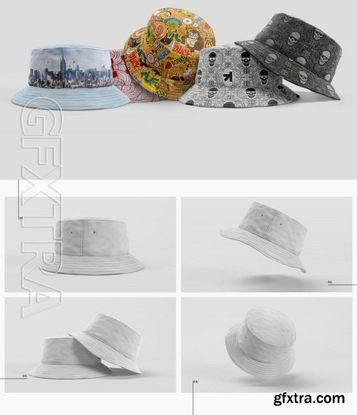 Bucket Hat Mockup Pack