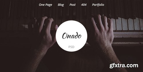 ThemeForest - Onado - One Page PSD Template 9857958