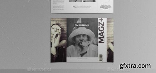 Graphicriver A4/ A5 Single Gate Fold Brochure Mockups 17227119