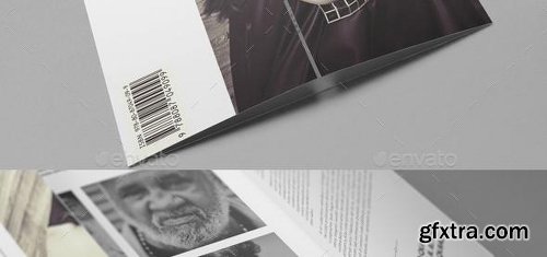 Graphicriver A4/ A5 Single Gate Fold Brochure Mockups 17227119