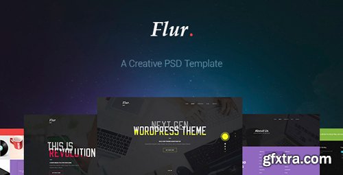 ThemeForest - Flur - Creative PSD Template 12677161