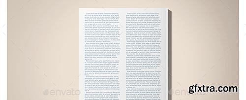 Graphicriver US Letter Foil Stamping Magazine Mock-Up 17440380