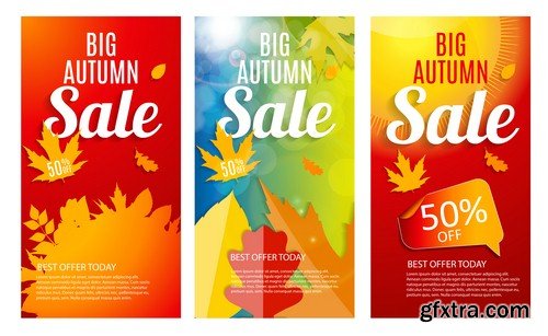 Autumn sale banner 1 - 8 EPS