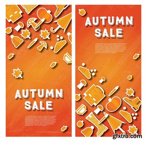 Autumn sale banner 1 - 8 EPS