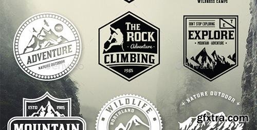 Graphicriver 16 Adventure Badges & Logo 11973456