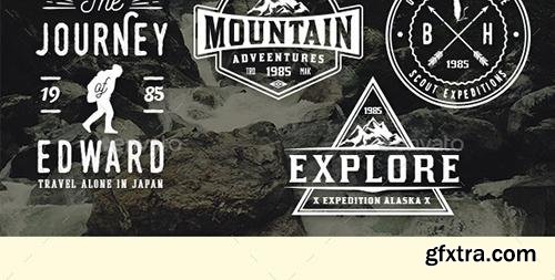 Graphicriver 16 Adventure Badges & Logo 11973456