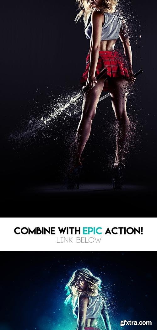 GraphicRiver Shatter Photoshop Action 13977140