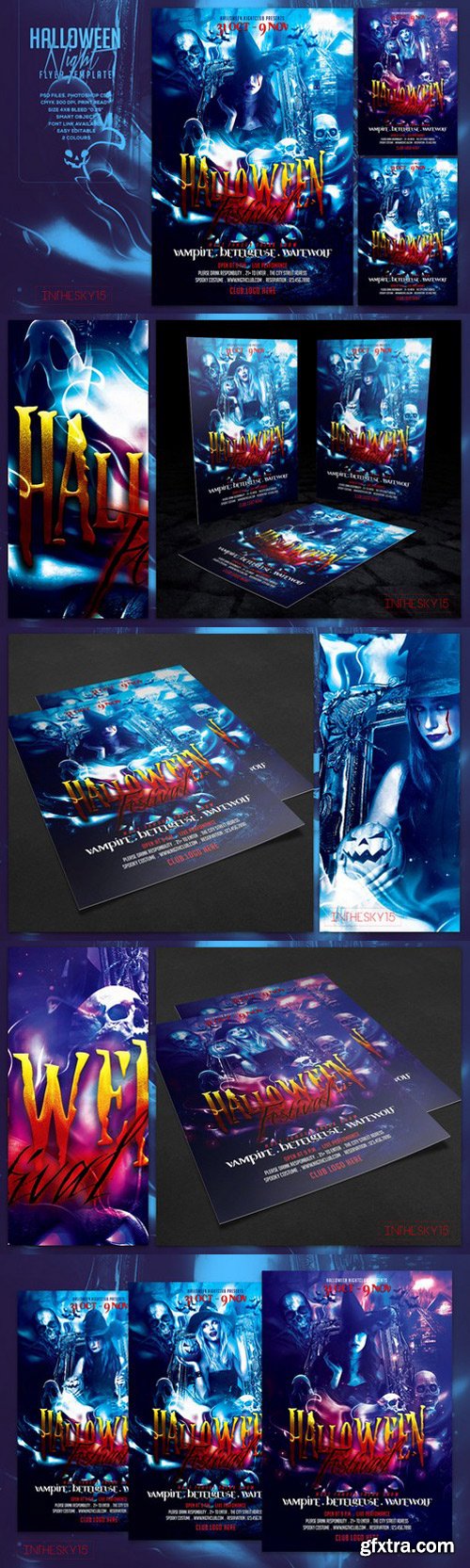 CM - Halloween Night Flyer Template 939518