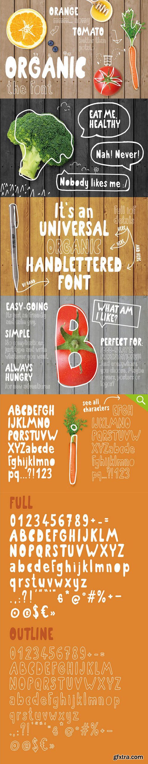 CM - Organic the healthiest font family 892904