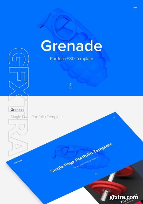 Grenade - Portfolio PSD Template