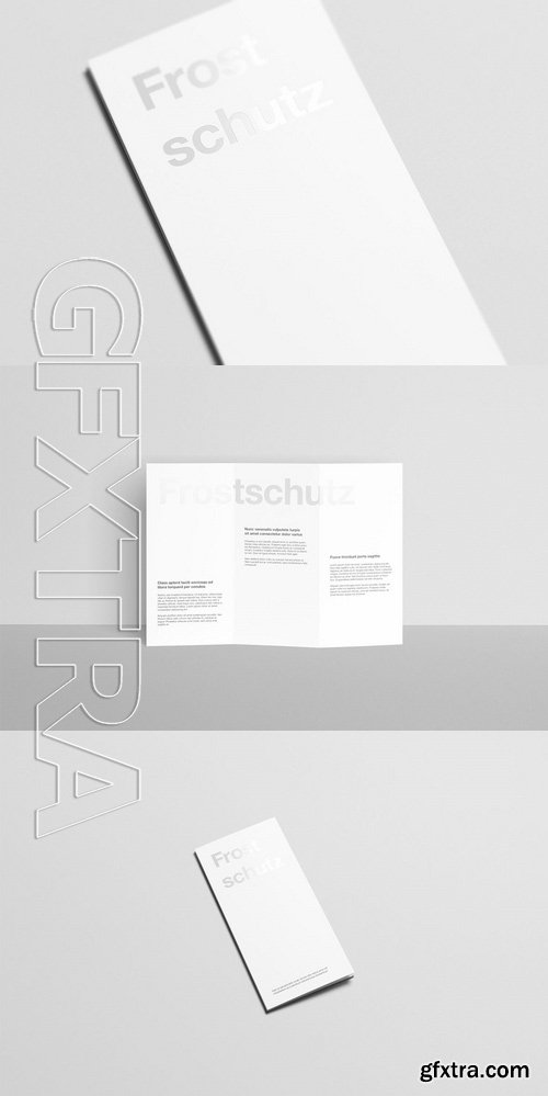 Z-Fold Brochure Mock-Up