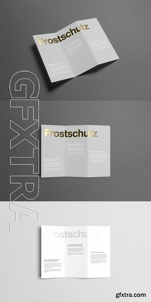 Z-Fold Brochure Mock-Up