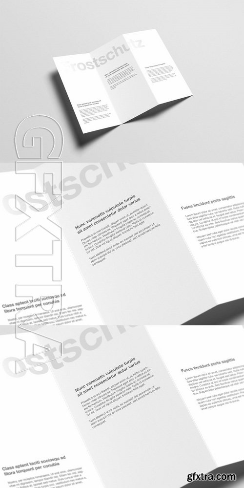 Z-Fold Brochure Mock-Up