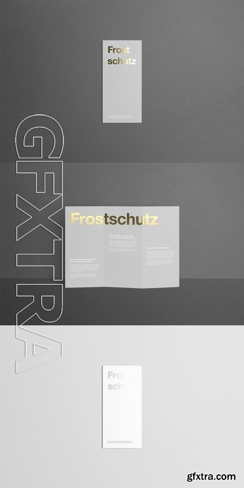 Z-Fold Brochure Mock-Up