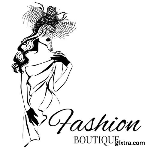 Fashion boutique logo - 6 EPS