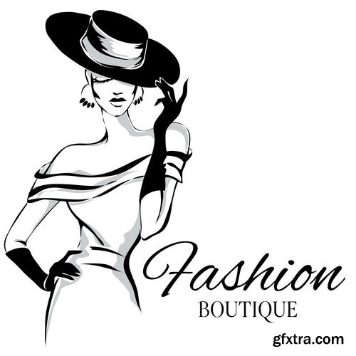 Fashion boutique logo - 6 EPS