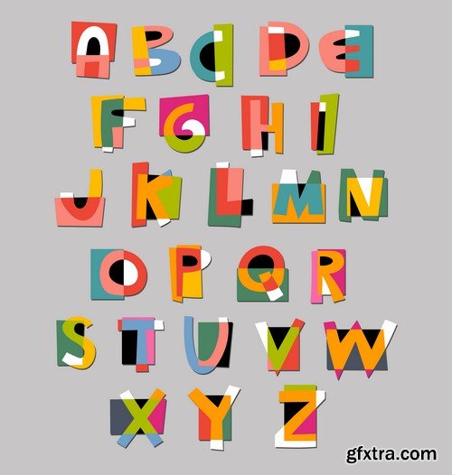 Collection alphabet - 8 EPS