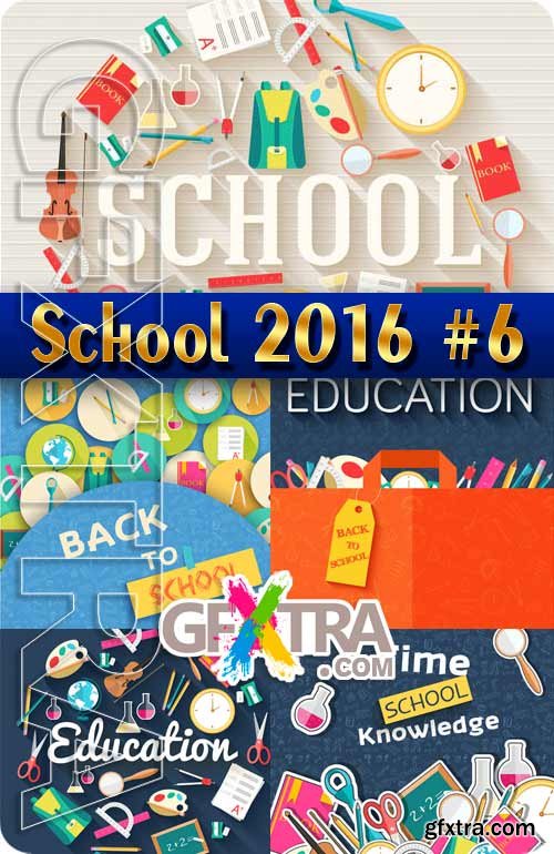 Back to School 2016 #6 - Stock Vector