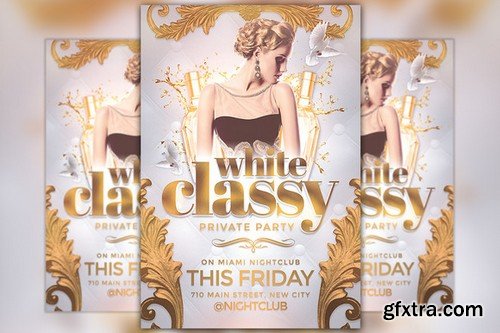 CM - Classy Party Flyer Template 842841