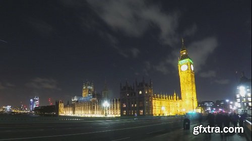 London Night Palace Of Westminster