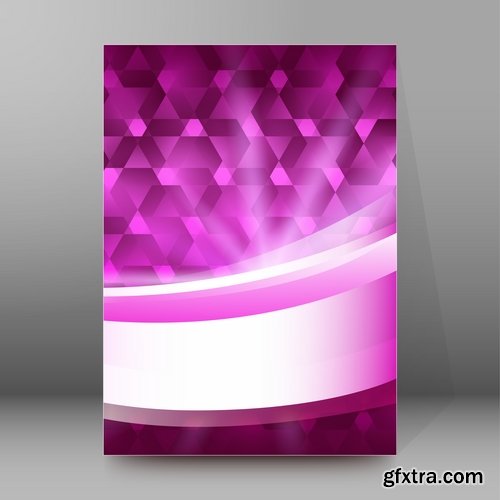 Collection of vector banner picture card flyer poster invitation card 6-25 EPS