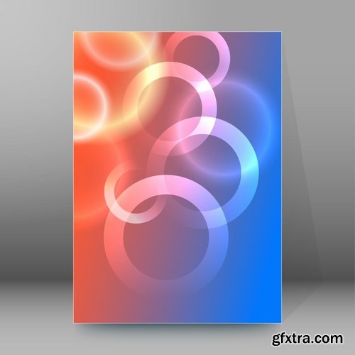 Collection of vector banner picture card flyer poster invitation card 6-25 EPS