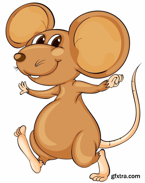 Collection of mouse cheese mousetrap full stomach vector image 25 EPS