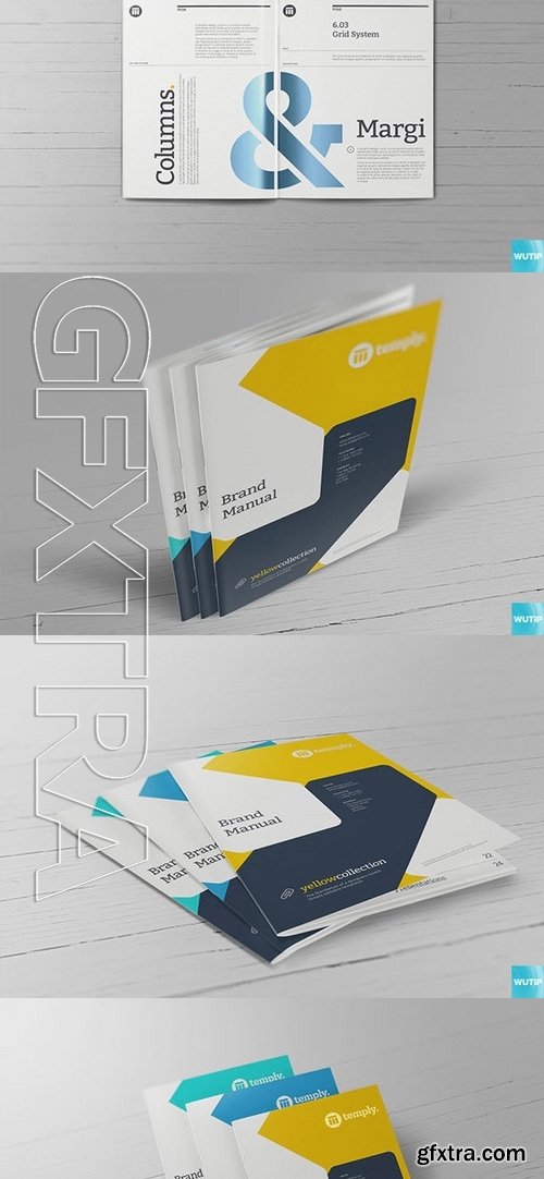 A4 Brochure Magazine-Booklet Mockups